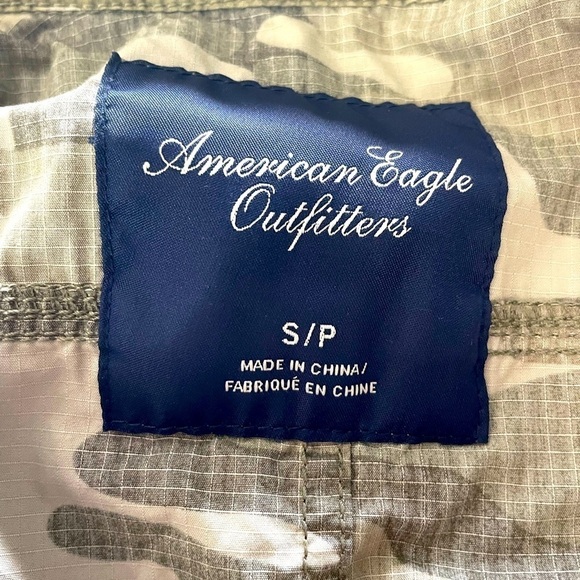 American Eagle Camo Jacket – Zip/Snap Closure, Hood, Small Petite - Picture 11 of 14